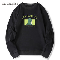 La Chapelle 拉夏贝尔 卫衣男士夏季2021新款韩版潮流情侣男士长袖t恤ins衣服