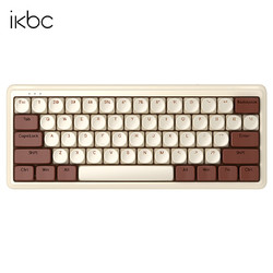 iKBC ikbc S300mini 2.4G双模机械键盘 61键 红轴 香草可可