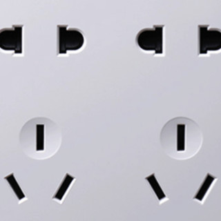 Bcsongben MK2系列 明装插座面板 珍珠白 十五孔款
