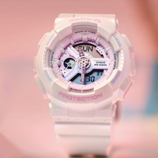 CASIO 卡西欧 BABY-G G-LIDE运动系列 43.4毫米石英腕表 BA-110PL-7A1PR