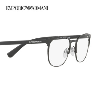 EMPORIO ARMANI 阿玛尼金属潘托斯圆潮流男女光学眼镜框架 EA1059  3298 - 53mm泥褐框