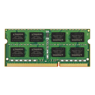 Kingston 金士顿 KVR系列 DDR3 1600MHz 笔记本内存 普条 绿色 4GB KVR16LS11/4-SP