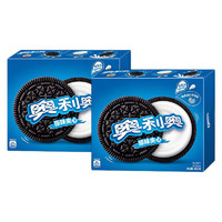 OREO 奥利奥 夹心饼干组合装 2口味 1.398kg（原味466g*2盒+巧克力味466g）