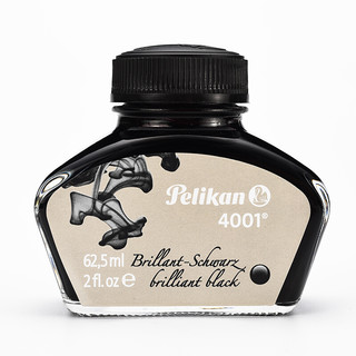 Pelikan 百利金 4001 非碳素墨水 亮黑色 62.5ml