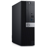 DELL 戴尔 OptiPlex 7070 SFF 九代酷睿版 23.8英寸 商务台式机 黑色 (酷睿i7-9700、核芯显卡、8GB、512GB SSD、风冷)