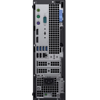 DELL 戴尔 OptiPlex 7070 SFF 九代酷睿版 27英寸 商务台式机 黑色 (酷睿i7-9700、核芯显卡、8GB、512GB SSD、风冷)