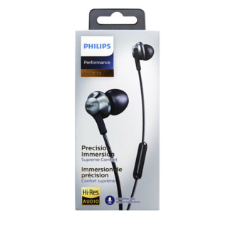 PHILIPS 飞利浦 PRO6105 入耳式主动降噪有线耳机 黑色 3.5mm