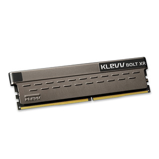 KLEVV 科赋 雷霆BOLT XR系列 DDR4 3600MHz 台式机内存 马甲条 灰色 32GB 16GB*2 KD4AGU880-36A180C