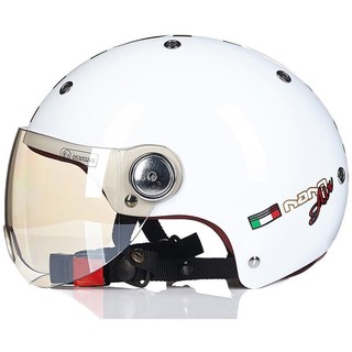 BEON B-103 摩托车头盔 亮乳白卡通
