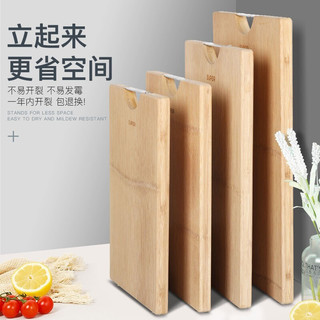 SUPOR 苏泊尔 菜板防霉 整竹切菜板长方形加厚砧板厨房家用擀面案板 38*28*2.2cm