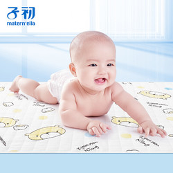 子初婴儿秋冬隔尿垫 可洗式宝宝棉尿垫护理垫 防水透气隔尿垫 柔棉款（小熊）70