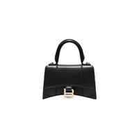 BALENCIAGA 巴黎世家 HOURGLASS系列 Top Handle 女士小号手袋 5935461QJ4M1000 黑色