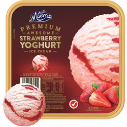 MUCHMOORE 玛琪摩尔 进口冰激凌  草莓酸奶味  2000ml