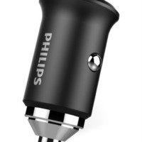 PHILIPS 飞利浦 DLP3520N 车载充电器 USB-A 黑色