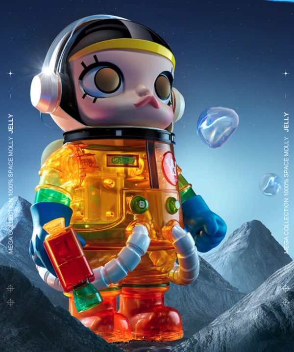 泡泡玛特cosplay周边_pop mart 泡泡玛特 mega珍藏系列 1000 space m
