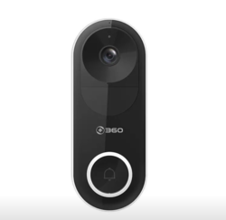 360 可视门铃D819家用智能电子猫眼无线高清远程可视门玲