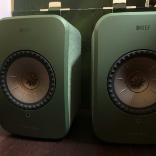 KEF LSX 2.0声道 家居 Hi-Fi无线蓝牙音箱 橄榄绿