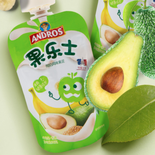 fruit me up 果乐士 果泥 3段 牛油果香蕉酸奶味