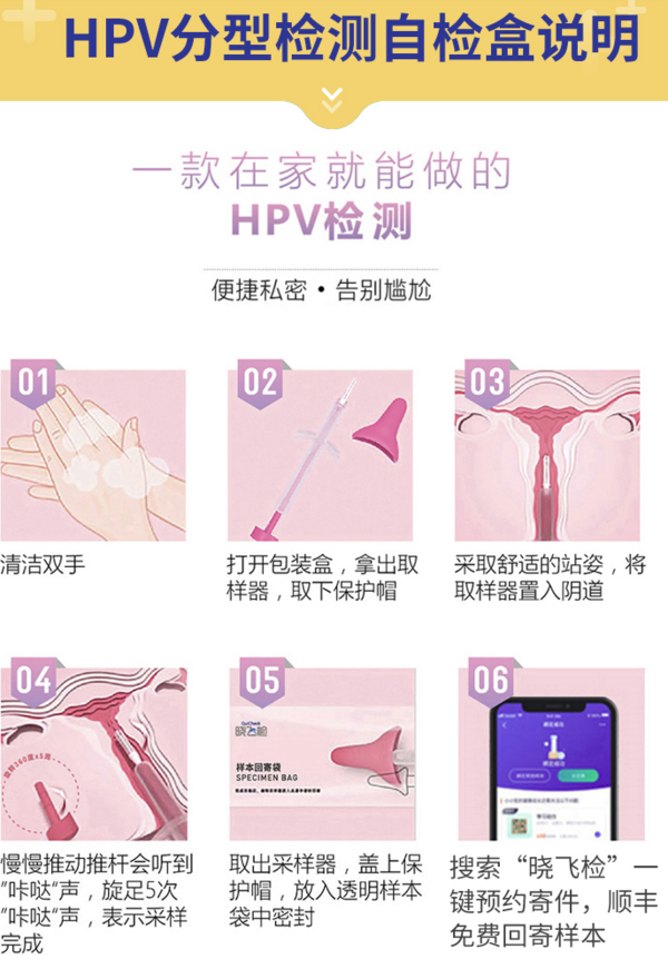 橄榄枝健康 四价HPV疫苗+分型检测