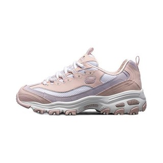 SKECHERS 斯凯奇 D'lites 1.0 女子休闲运动鞋 13143/WPK 白粉红 40