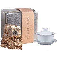 PLUS会员：中广德盛 普洱茶熟茶散茶铁罐装 64g 