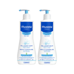 Mustela 妙思乐 宝宝洗发沐浴露二合一 500ml*2