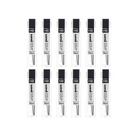 uni 三菱铅笔 UL-1405 自动铅笔替芯 黑色 0.5mm HB 12管装