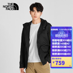 THE NORTH FACE 北面 TheNorthFace北面冲锋衣男 官方旗舰2021秋冬新品户外运动硬壳防水防风夹克外套