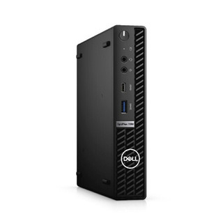 DELL 戴尔 OptiPlex 7080 MFF 十代酷睿版 23.8英寸 商务台式机 黑色 (酷睿i9-10900、核芯显卡、16GB、256GB SSD、风冷)