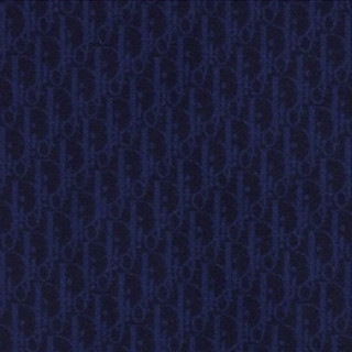 Dior 迪奥 Oblique 男士羊绒围巾 03E0006A0335 深蓝色 205*35cm