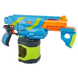 hasbro孩之宝nerf热火旋风系列巨钻发射器飞盘碟软弹枪男孩对战玩具枪