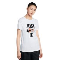 NIKE 耐克 女子运动T恤 CI9342-100 白色 S