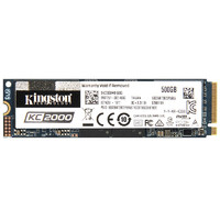 Kingston 金士顿 KC2000 NvMe M.2 固态硬盘 500GB（PCI-E3.0）