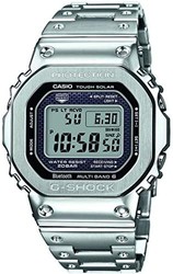 CASIO 卡西欧 Casio 卡西欧 男士数字石英手表 不锈钢表带 GMW-B5000D-1ER