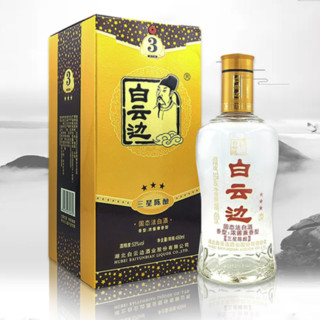 白云边 三星 陈酿 53%vol 兼香型白酒 450ml*6瓶 整箱装