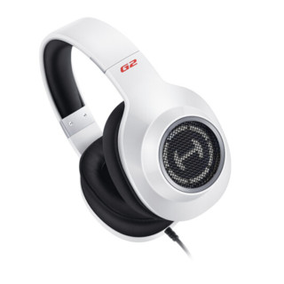 EDIFIER 漫步者 HECATE G2 标准版 耳罩式头戴式动圈有线耳机 白色 3.5mm