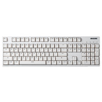 GANSS 迦斯 GS104 104键 有线机械键盘 白色 Cherry茶轴 无光
