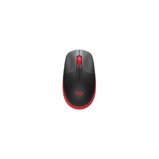 logitech 罗技 M190 2.4G无线鼠标 1000DPI 炫彩红+长款鼠标垫