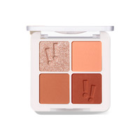 FOCALLURE 菲鹿儿 暗号系列四色眼影盘 #1yyds焦糖红茶 4.8g