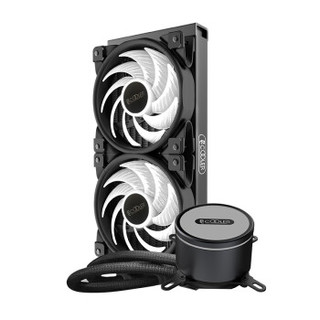 PCCOOLER 超频三 凌镜一体式水冷CPU散热器240/360水冷CPU风扇ARGB主板神光同步 凌镜GI-CX240 水冷