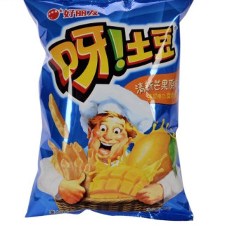 orion好丽友呀土豆清新芒果原味70g