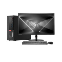 Lenovo 联想 ThinkCentre E76s 赛扬版 21.5英寸 商用台式机 黑色 (赛扬G4900、核芯显卡、4GB、1TB HDD、风冷)