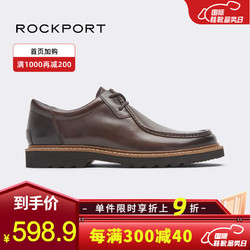 ROCKPORT 乐步 Rockport/乐步男鞋春秋款休闲鞋一脚蹬懒人鞋美式休闲轻盈舒适CH52166 深棕色CH5166 42.5