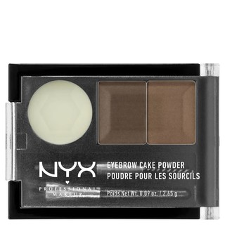 NYX 双色眉粉 #深褐色 2.65g