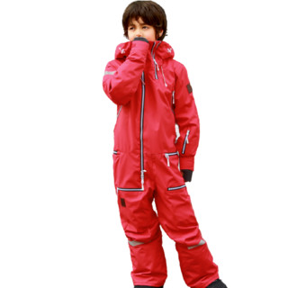 RUNNING RIVER 奔流 W7741N-175 儿童连体滑雪服 红色 120cm