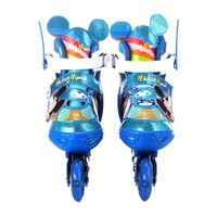 Disney 迪士尼 儿童轮滑鞋套装 蓝色/米奇 S
