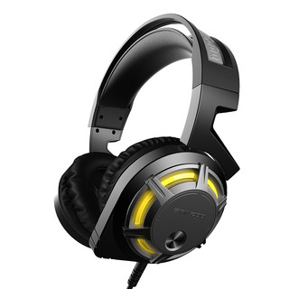 SOMiC 硕美科 G926 耳罩式头戴式动圈有线耳机 黑色 USB口