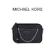 MICHAEL KORS 迈克·科尔斯 奢侈品 MK女包 JET SET ITEM系列皮革单肩斜挎包黑色 35S1STTC9B BLACK