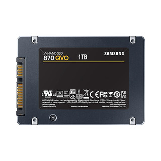 SAMSUNG 三星 870 QVO SATA 固态硬盘 1TB（SATA3.0）