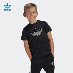 adidas 阿迪达斯 官网adidas三叶草大童装运动短袖T恤ED7764